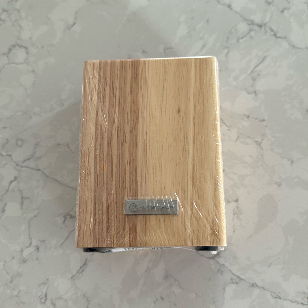 New Wusthof Wood 6 Slot Steak Knife Storage Block